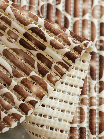 Коврик для ванной, антискользящий, 0.65х15 м, вспененный ПВХ, Вилина, 67160-V15-brown, камни