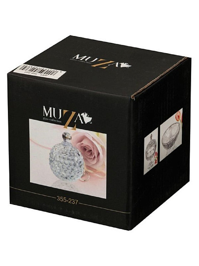 Икорница стекло, Muza, 120 мл, с крышкой, 355-237