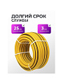 Шланг поливочный, 3/4 '', внутренний d19 мм, 5 атм, 25 м, 3 слоя, Клевер, ТЭП, желтый - фото 4