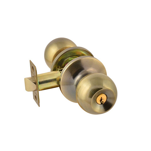 Защелка Нора-М, ISP ЗШ-01, 16789, ключ/фиксатор, старая бронза, сталь