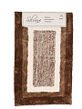 Коврик для ванной, 0.5х0.8 м, микрофибра, коричневая рамка, Silvano, Лиона, BM-9370-A - фото 6