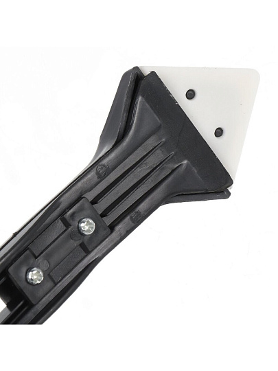 Шпатель-скребок-выравниватель для герметиков, нержавеющая сталь, 5 насадок, рукоятка пластик, Bartex