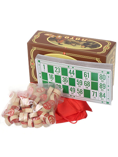 Игра настольная Лото, 18х10.5х5.5 см, пластик, Y6-6380/D030009