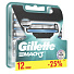 Сменные кассеты для бритв Gillette, Mach3, для мужчин, 12 шт - фото 3