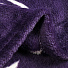 Плед 2-спальный, 180х200 см, велсофт, 100% полиэстер, Silvano, Листья, темно-фиолетовый, SP-268 - фото 3