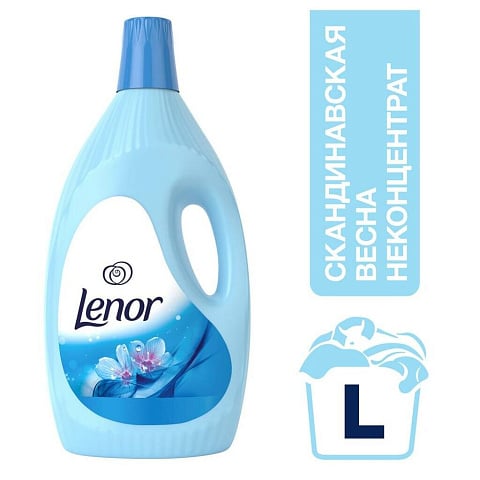 Кондиционер для белья Lenor, 4 л, Скандинавская весна