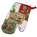 Прихватка-варежка 25х18 см, 100% хлопок, 500 г/м2, Хвоя_1 - фото 2
