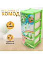 Комод детский 4 ящика, Радуга, 40х47х98 см, Элластик-Пласт - фото 3