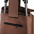 Тележка хозяйственная 89х34х28 см, металл, 30 кг, коричневая, складная, с сумкой, T2023-038 - фото 2