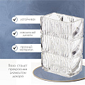 Ваза стекло, настольная, Куб, Y4-6647, 8х12х19 - фото 6
