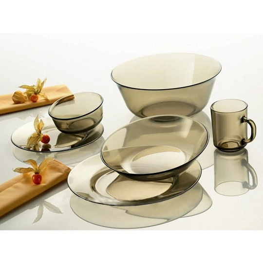Сервиз столовый стекло, 31 предмет, на 6 персон, Luminarc, Ambiante Eclipse, H0242/L5177