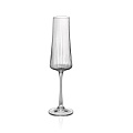 Бокал для шампанского, 210 мл, стекло, 6 шт, Bohemia, Xtra optic, 40862/47/210