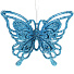 Елочное украшение Бабочка, голубое, 12.5х14 см, SYLKGJ-4822089B - фото 2