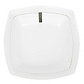 Салатник керамика, квадратный, 23 см, 1.75 л, Снежная королева, Korall, S011623-A
