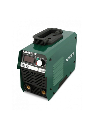Сварочный аппарат инверторный, Favourite, ММА-200А, 4 кВт, 200 А, электрод