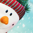 Наволочка декоративная Снеговик микс, 100% полиэстер, 43 х 43 см, Y6-1891 - фото 3