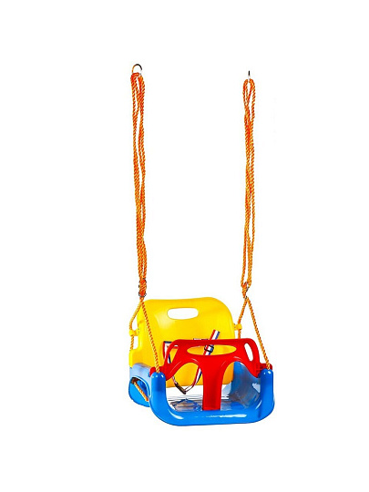 Качели детские подвесные 1-мест, 42х33х38 см, T2022-498, с веревкой