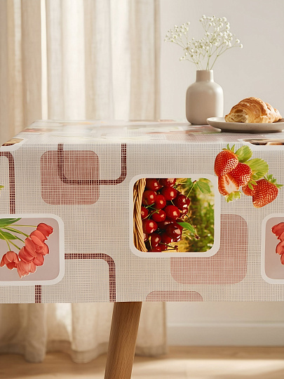 Клеенка Dekorelle, Jakline, 1.4х20 м, ПВХ на нетканой основе, 501