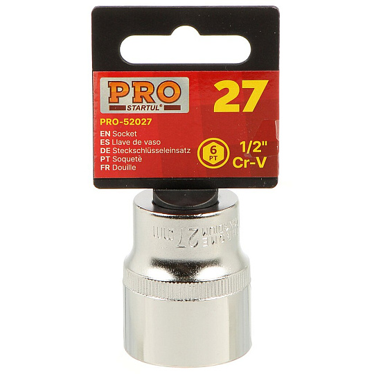 Головка торцевая 6-гранная, 1/2&quot;, 27 мм, Startul, PRO-52027