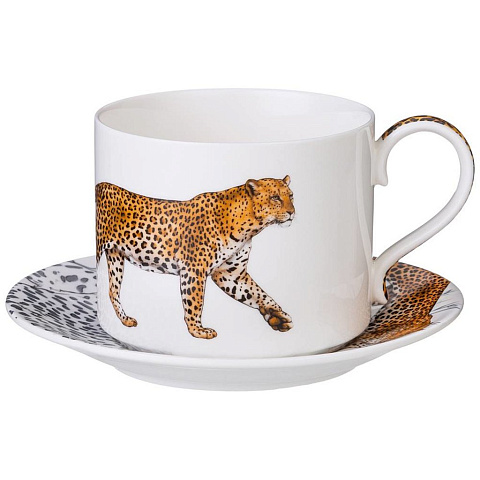Чайная пара Lefard "animal world" леопард 300 мл, 590-405