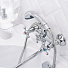 Смеситель для ванны, РМС, с кран-буксой, хром, SL71-143 - фото 3