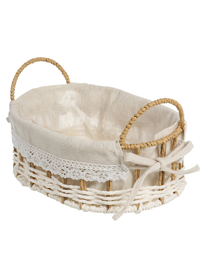 Корзина плетеная, овал , 25*17*9 см, Y4-9663