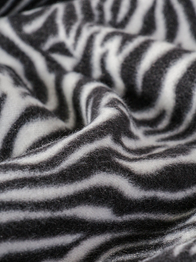 Плед 1.5-сп, 130х170 см, флис, 100%пэ, Silvano, принт зебра