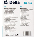 Утюг Delta, DL-152, 2200 Вт, керамика, антинакипь, 1.9 м, черный с золотым - фото 6
