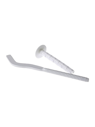 Кронштейн для радиатора, сталь, 180х7 мм, плоский, с дюбелем 1 шт, MasterProf, ИС.030111