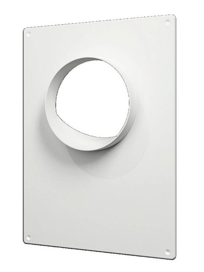 Площадка торцевая пластик, установочный диаметр 100 мм, ERA, 100ПТП