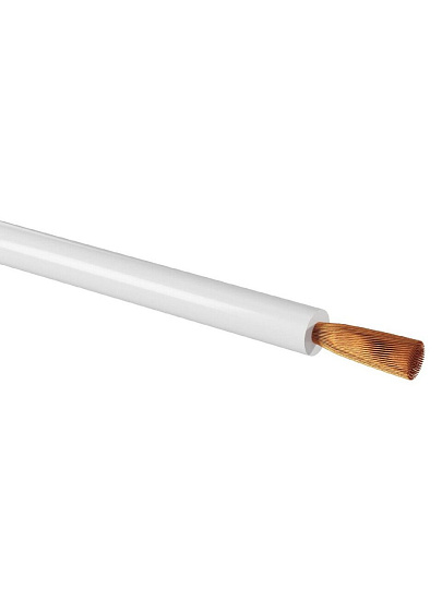 Кабель ПуГВнг(А)-LS, 1х4 мм², 300 м, медь, ГОСТ, белый, TDM Electric, SQ0124-0787