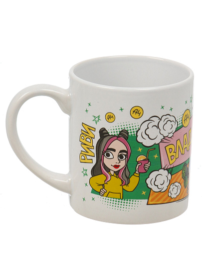 Кружка фарфор, Влад А4, Влад и компания, 220 мл, 7.5 см, 315086