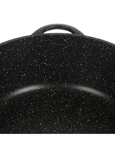 Жаровня алюминий, 28 см, 4 л, антипригарное покрытие, Горница, Гранит, ж7128аг, с крышкой