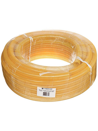 Шланг напорно-всасывающий, ПВХ, диаметр 20 мм, желтый, Tuboflex, Лайт, 30 м