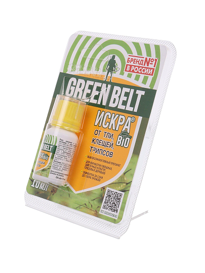 Инсектицид Искра БИО, от тли и клещей, жидкость, 10 мл, Green Belt