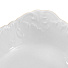 Салатник фарфор, прямоугольный, 17 см, Рококо Золотая отводка, Bohemia, OMDZ21-Рококо-13 - фото 2