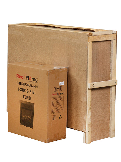 Электрокамин RealFlame, Madrid, орех, Fobos-S BL (FBRB) лайт, эксклюзив