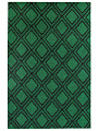 Коврик придверный, 60х90х70 см, прямоуг, 100% полиэстер, влаговпит, зелен., ромб, Жаккард , HP-3616 - фото 3