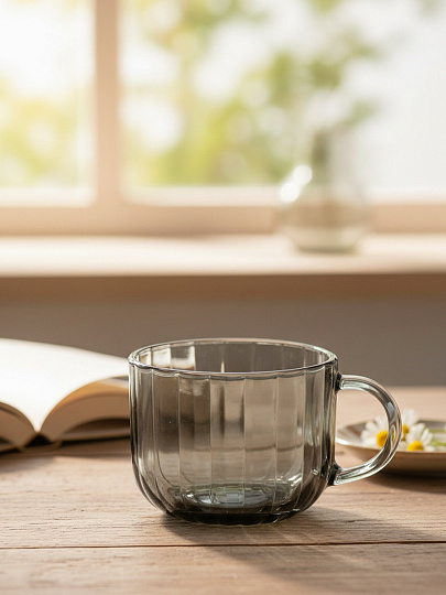 Кружка стекло, 350 мл, Магия, ОСЗ, С2451, графит