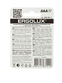 Батарейка Ergolux, ААА (LR03, 24A), Alkaline, щелочная, 1.5 В, блистер, 2 шт, 11743 - фото 3