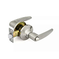 Ручка защелка Фабрика Замков, 3501E SN BK, 109006, матовый никель, сталь
