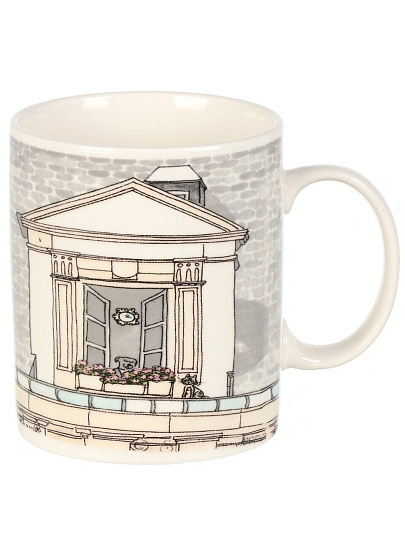 Кружка керамика, 340 мл, Y4-8057, в ассортименте