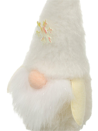 Фигурка декоративная Гномик, 15 см, белая, Y4-13260