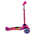 Самокат трехколесный, детский, колеса 120, 80 мм, управление наклоном, регулируемая рулевая стойка, подсветка колес, Barbie, S00022-BRB - фото 2