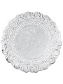 Салфетка для стола ПВХ, 30х30 см, круглая, серебро, Grace, Лейс, LO-1007B - фото 3