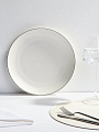 Тарелка обеденная, фарфор, 25 см, круглая, Fiesta, Fioretta, TDP720, белая - фото 3