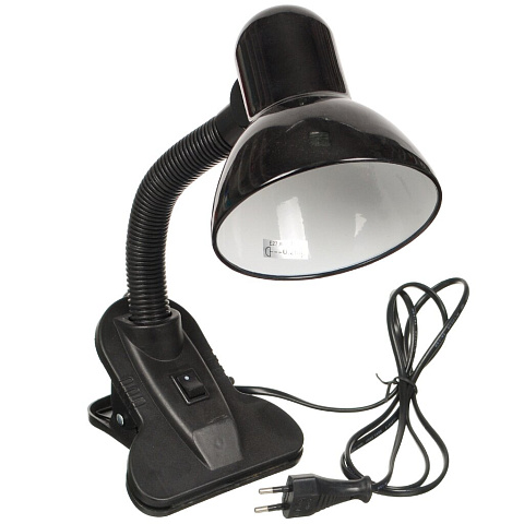 Светильник настольный на прищепке TDM Electric SQ0337-0118 60Вт E27 черный