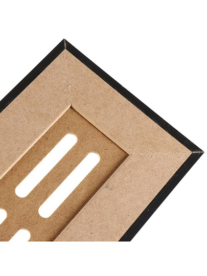 Крышка для экрана радиатора, МДФ, 1200х170 мм, черная, DE LUXE, Стильный Дом, v531900