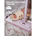 Швабра плоская, микрофибра, шенилл, 43х13 см, розовая, телескопическая ручка, розовая, Apollo, Piatto, PIA-46 - фото 6