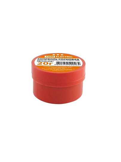Канифоль сосновая, TDM Electric, Марка А, 20 г, банка, серия Алмаз, SQ1025-0381